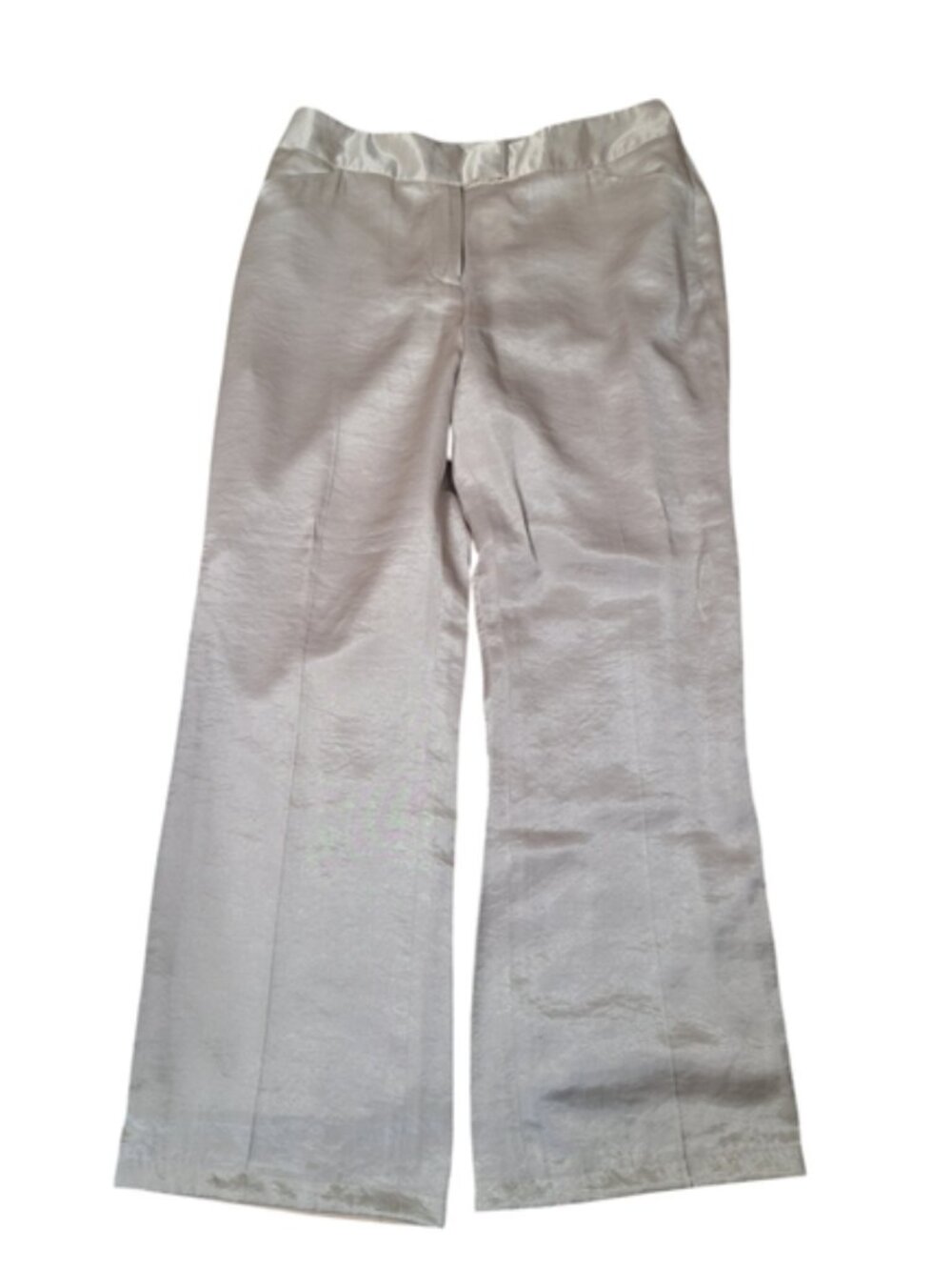 NWT Calvin Klein Pearl Shimmering Color Pockets  Hight Waist Trousers Sz 6